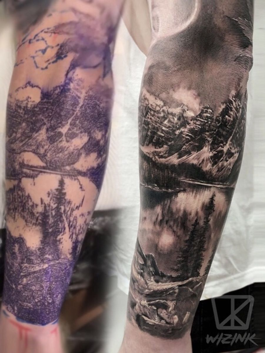Tattoo uploaded by wizink • Stencil vs tattoo. Canada • Tattoodo