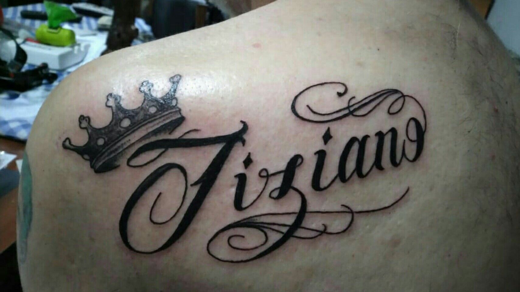 Tattoo uploaded by 3105 tattoo Lettering Tiziano