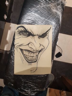 Joker face portrait 