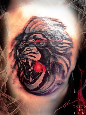 Tattoo Cover up by Jeko Bohemien Instagram : @jekobohemien #liontattoo #lion #lionhead #conceptart #coverup #art #newschool #newschooltattoo #neotraditionaltattoos #neotraditionaltattoo #neotraditional #jekobohemien 