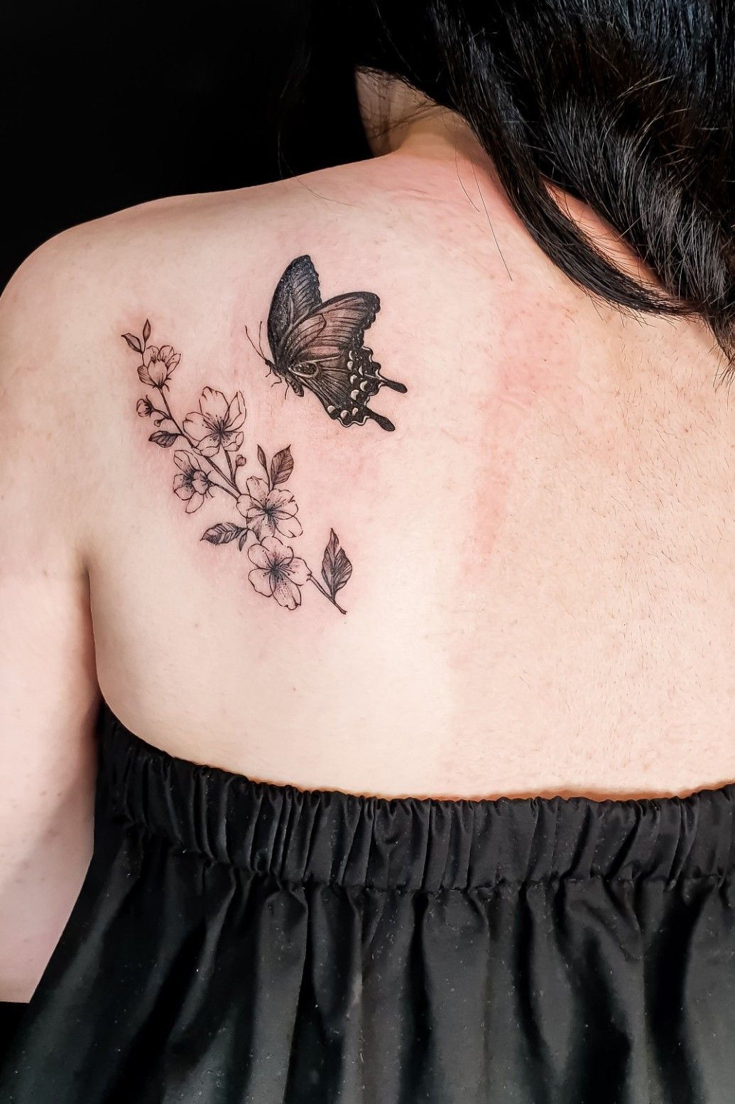 60 Pretty Cherry Blossom Tattoos For Back  Tattoo Designs  TattoosBagcom