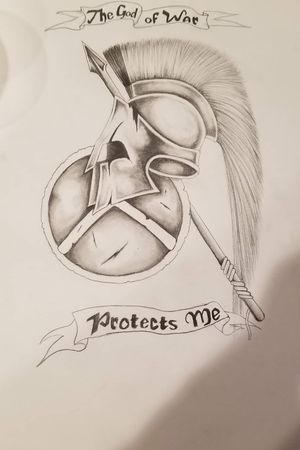 My fiance drew this for me to be one of my next tattoos her name is Anne Marie Comp I'm trying to get her some tattoo equipment and get her to start tattooing