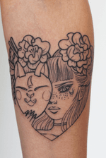 Mask off 🔥 Little oriental girl in progress! @_lucyhan_ ❤️ . . . . . . . . . . . . . . . #tattoo #tattoos #ink #inked #tattooer #tattooarts #tattooaddicts #skin #beautiful #insta #instgram #vicenza #verona #lugagnano #sanbonifacio #sambo #italiantattooartist #italiantattoo #mask #geisha #oriental #japanese #sketch #painting #fineline #love #heart
