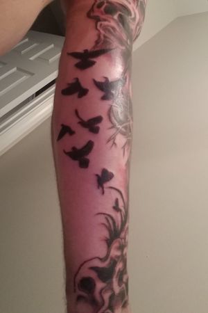 #birds #arm #sleeve