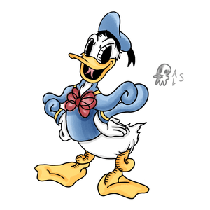 My Swirly twirly Donald available to be turned into a tattoo :) Check out my Mickey and Goofy versions too!