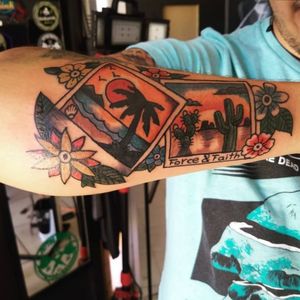 Fuerza y Fe! Tatuaje realizado por Adrián Olguin del studio Tatto Maffia. 