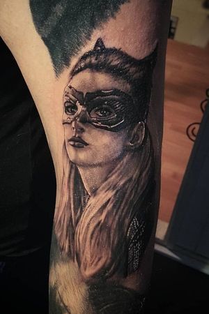 #blackandgrey #portrait #Catwoman 
