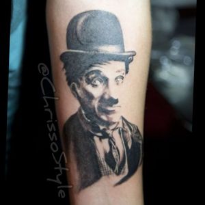 Portrait of the legend Charlie Chaplin 