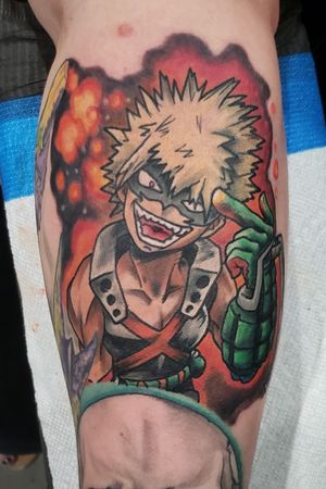 Wrapped up the third day of the @animeink_con with #Bakugou from #myheroacademia I couldn't be happier with the turnout for this first year convention, and can't wait to come back next year.Artist: Nic MannShop: Sacred Expressions@sacredexpressionsgrMade with @worldfamousink @hivecaps @fkirons @craveinktherapy @saniderm @electrumsupply @criticaltattoosupply @empireinks @allegoryink @blackclaw #sacredexpressions #tattoo #tattooed #tattoosbynicmann #ink #inked #inkedup #shapecraft #tattoosnob #tattoostudio #tattoolife #picoftheday #tattoooftheday #grandrapidstattooer #grandrapidstattoo #michigantattooers #colorful #animetattoo #animetattoos #Katsuki #Explosive #Kacchan #kingexplosionmurder #anime #mha