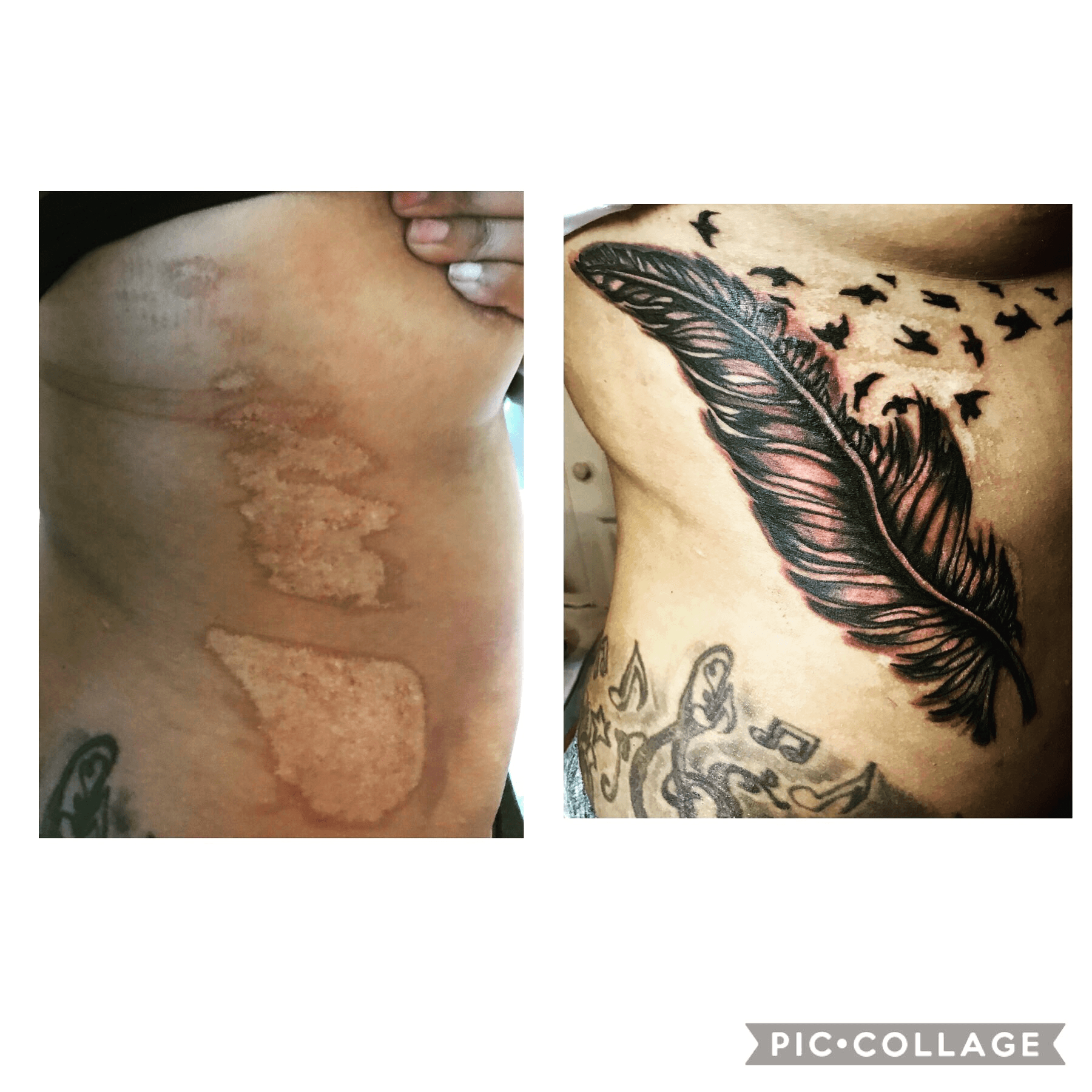 Top 5 scar coverup tattoos done at Black Pearl Ink Mumbai