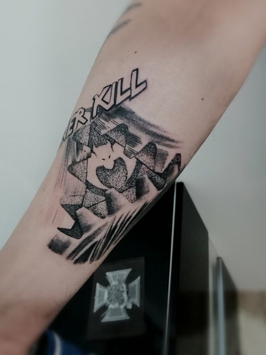 Tattoo uploaded by Nico Rdtattoo • Overkill logo • Tattoodo