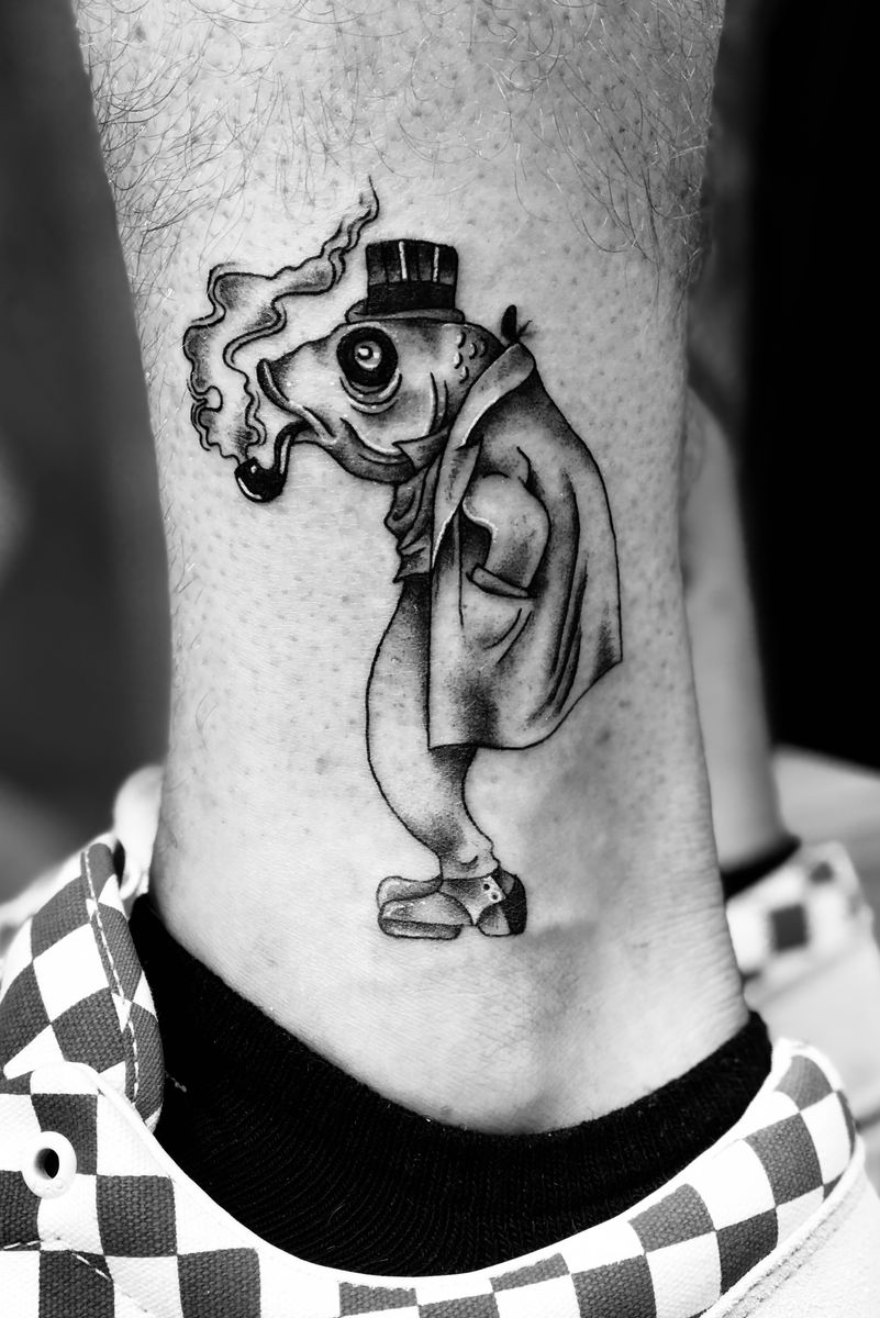 Tattoo uploaded by Marilyn Tartaglia • Smoking fish 🐟 • Tattoodo