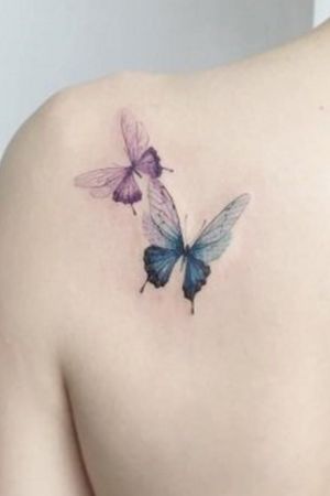 Butterfly Tattoo#butterfly #colorful 