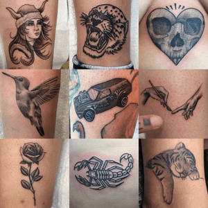 Some small tattoos that I did 👌🏾