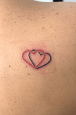 Tatuaggio linea cuore