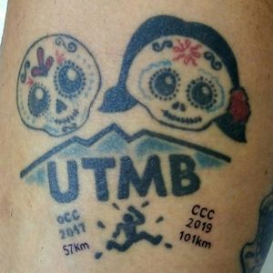 UTMB tattoo updated!💪