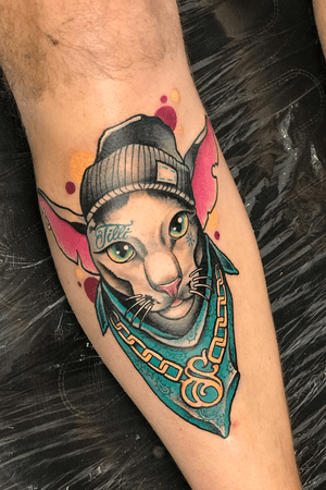 Oriental  cat Neo traditional