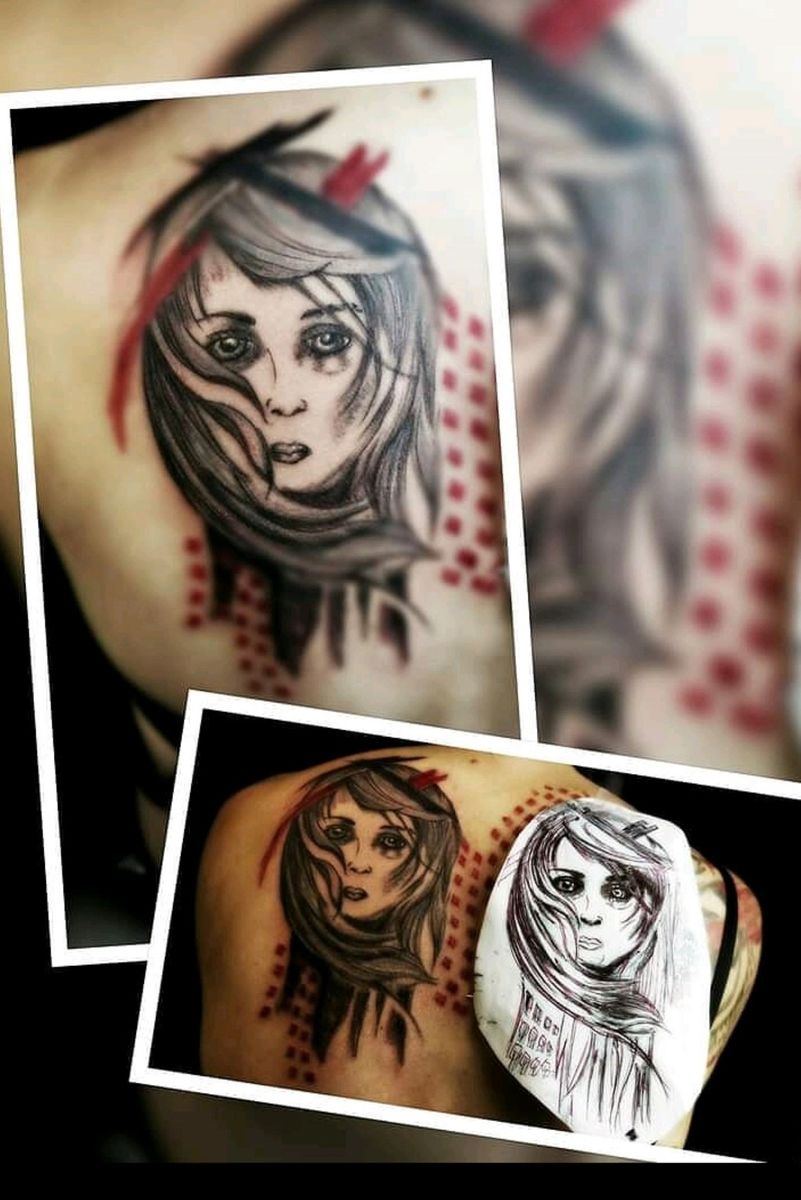 Tattoo uploaded by Simone • trashpolka artist followme follow 