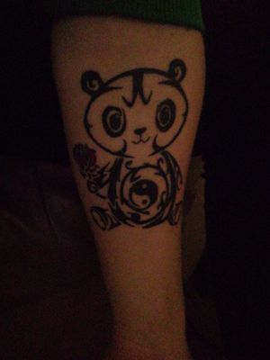 A tattoo for my sister on my family arm