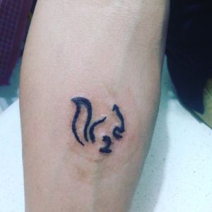 Squirrel silouette tattoo, tattoos with meaning#daughtertattoo #squirreltattoo #tatuajedeardilla  #silouettetattoo #tatuajesilueta #silueta #silouette #meaningful #meaningfultattoos #tatuaje #tatuajes #tattoowithmeaning #squirrel #tattoolife #tattooedpeople 🇲🇽Juárez, Chihuahua México 🇲🇽6561318305Tattoodo.com/ZenkyinkFb.com/ZenkyinkInstagram @Zenkyink