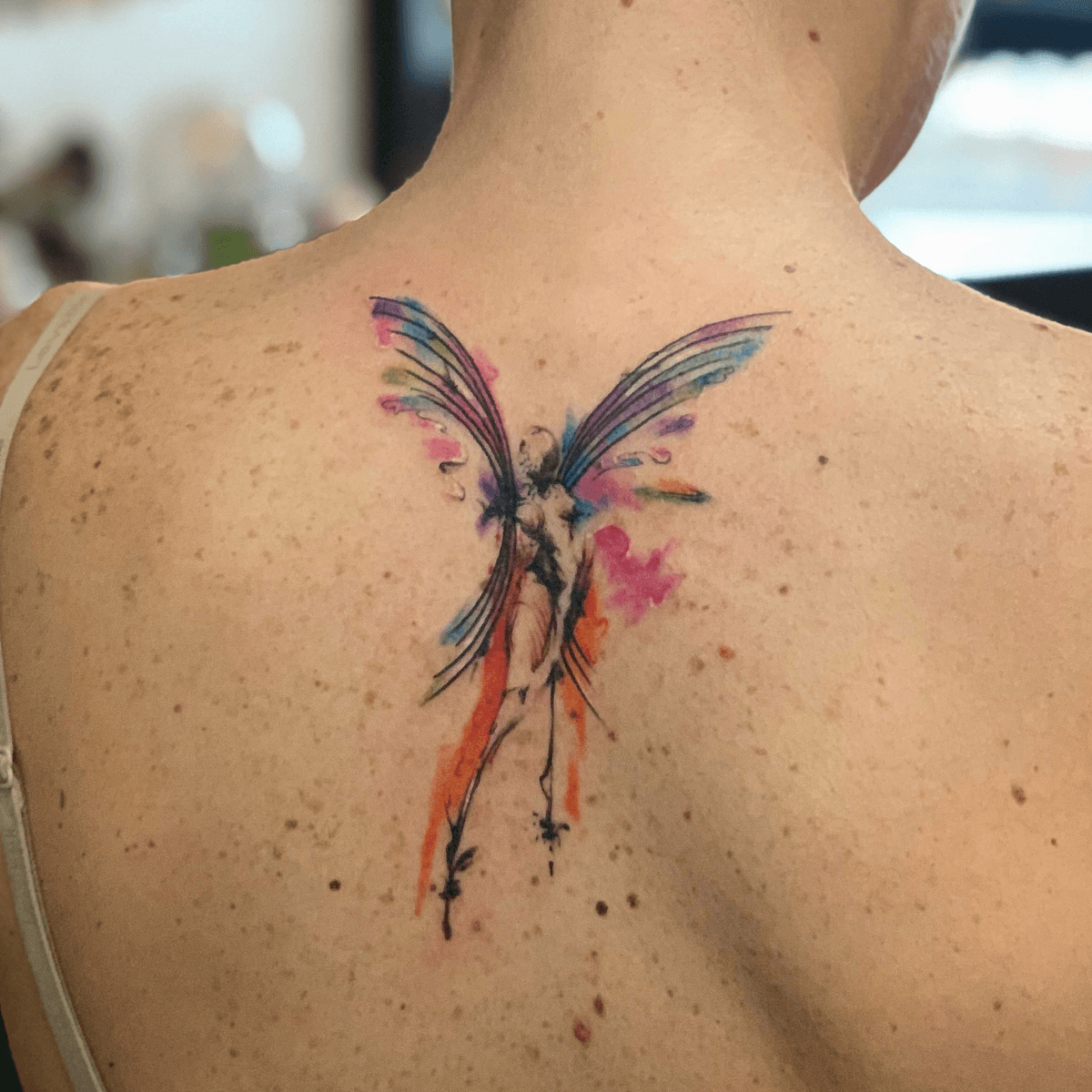 Tattoo uploaded by Dhruv • Watercolor Fairy • Tattoodo