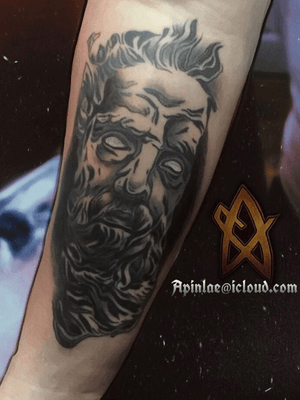 Greek god tattoo
