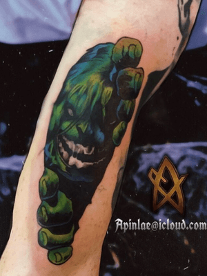Hulk tattoo
