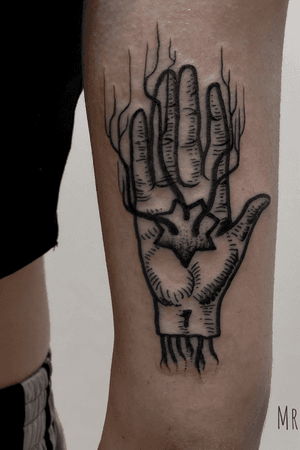 Your hand your connection-done at the last Olbia tattoo convention 