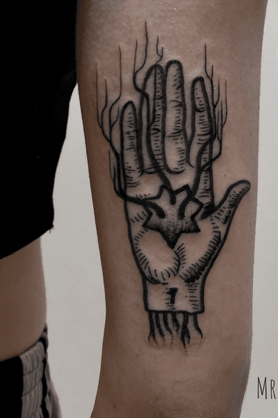 Your hand your connection-done at the last Olbia tattoo convention 