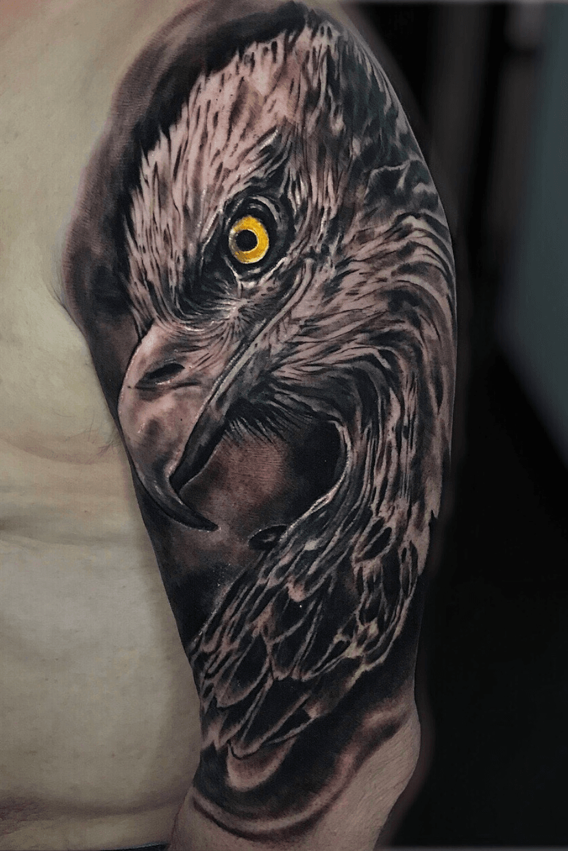 41 Realistic Eagle Tattoos On Chest  Tattoo Designs  TattoosBagcom