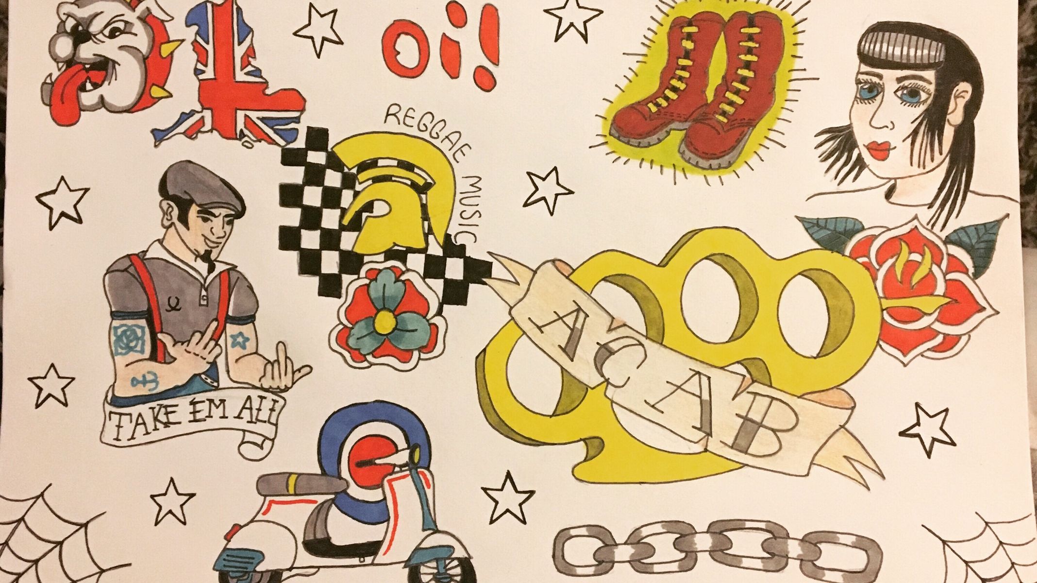 Tattoo uploaded by Jack Warner • British skinhead and mods and rockers ...