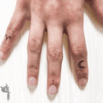 Aries, Dots and Half Moon Tattoos by Kirstie Trew • KTREW Tattoo • Birmingham, UK 🇬🇧 #finelinetattoo #lineworktattoo #ariestattoo #dots #tattoos 