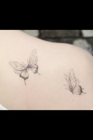 Black and White Butterfly Tattoo#blackAndWhite #blackandgrey #butterfly #Butterflies 