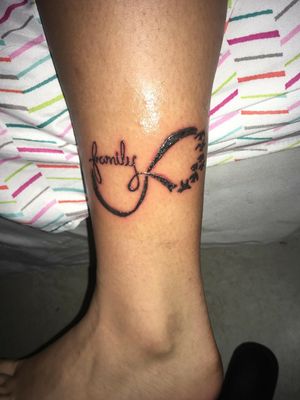 Another private client pleased with her tattoo ...i liked the lettering more was added on once this one healed up I've done several of her tattoos i appreciate her loyalty.