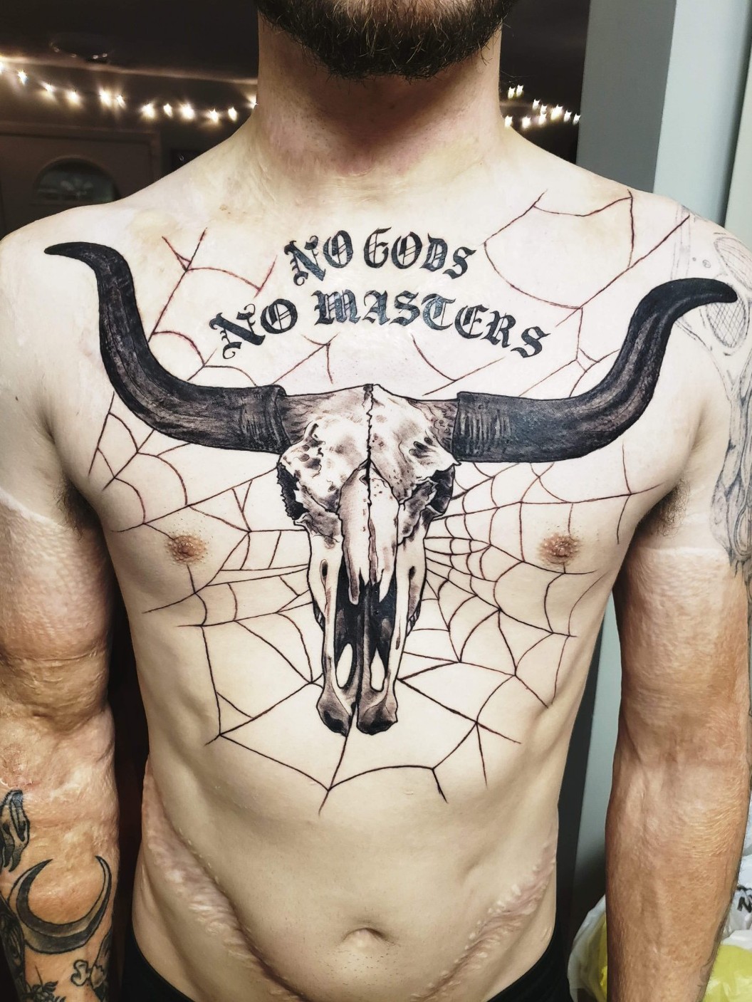 79 Bull Skull Tattoo Designs To Show Your Inner Strength