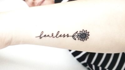 infinity fearless tattoo