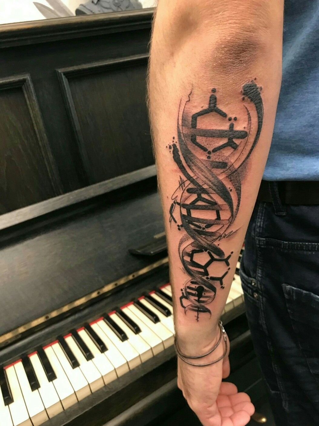 Music is my DNA Ruddy justinktattoos  Just ink tattoos  Facebook