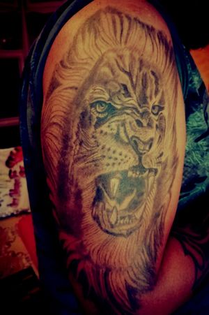 This tattoo Is not finished, its part of a bigger work i am curentley doing a full sleeve with many tribal components and new style symbols, really proud of my work so far💪