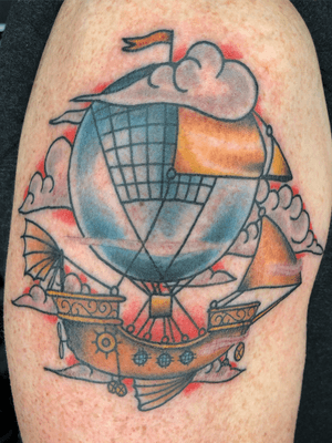 #Dirigible for Greg. #neotraditional #color