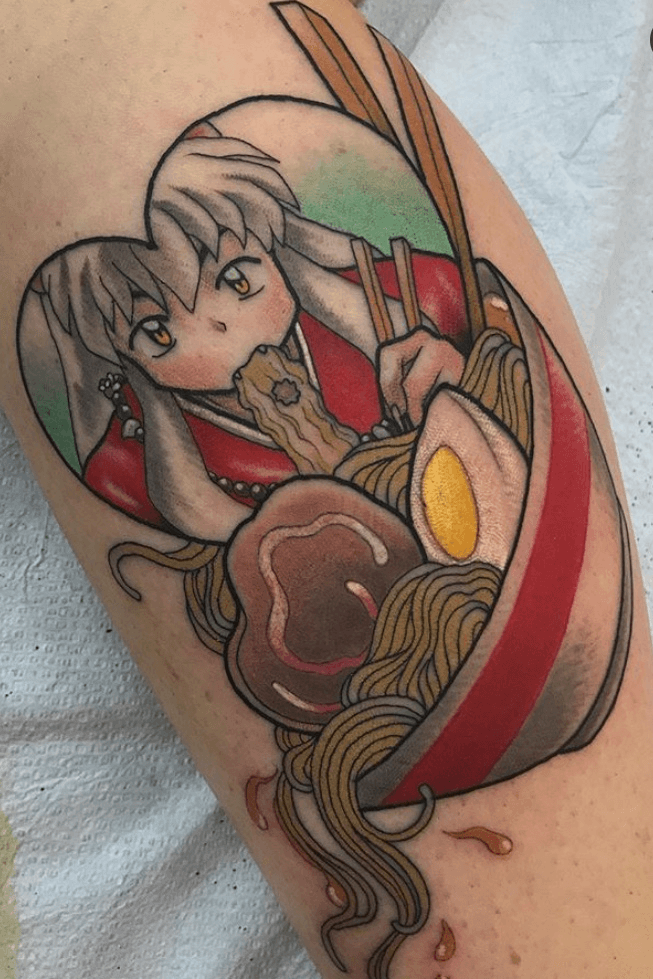 laurelupo on Instagram  KAGOME  Thanks for getting this one from my  flash Angela  Done nekonekotattoo  Mermaid tattoos Anime tattoos  Cute tattoos