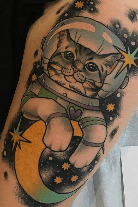 43 Astronaut Tattoos That Are Out Of This World
