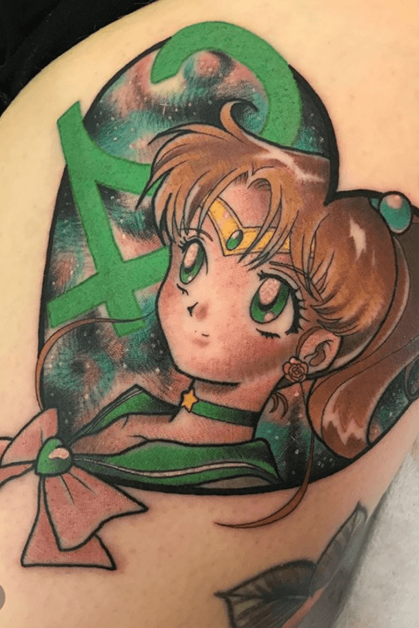 32 Sailor Moon Tattoos A Cosmic Journey into the World of Anime Ink