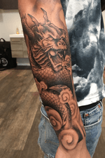 Japanese dragon tattoo 