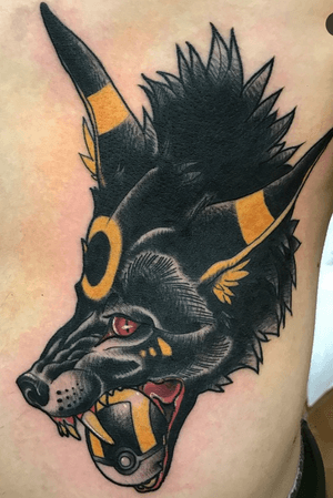 Umbreon 🖤✨ for appointment info email me at toriewartooth@gmail.com #pokemon #umbreon 
