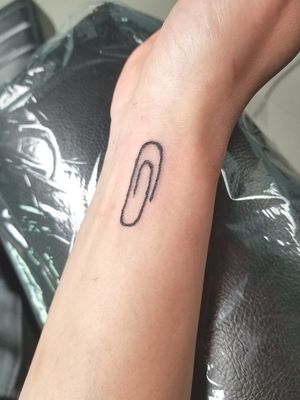 Paperclip - because tattoos do NOT have to have significant meaning. 