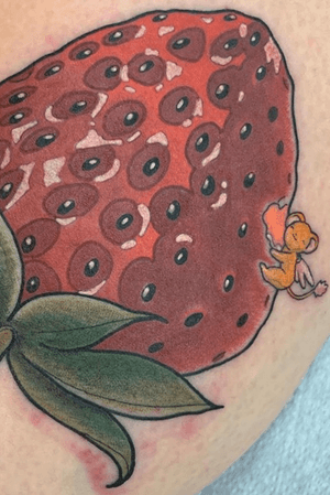 #kero from #cardcapter on a #strawberry for appointment info email me at toriewartooth@gmail.com 