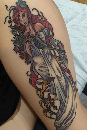 Princess Euphemia from Code Geass                                     For apt info email toriewartooth@gmail.com                            Tattoo done in 2016 