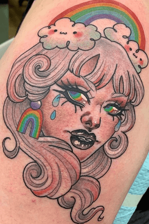 🌈 #rainbow girl. For appointment info email me at toriewartooth@gmail.com 