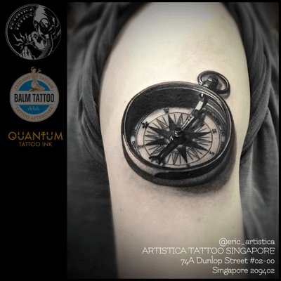 Pocket watch, black and grey piece. Did this at Storm tattoo convention located at Luxembourg. Black and grey piece.🤘🏻 #tattoo #tattooed #tattoosocial #ilovetattoos #tattoolover #sgtattoo #singaporetattoo #pocketwatch #blackandgreytattoo #luxembourg #armtattoo #thestormlux #europe #artistica #artisticasingapore #artisticatattoo #ericartistica #ericlohtattoos #balmtattoo #balmtattoosg #balmtattooteamsg #balmtattooartist #balmtattoosingapore #dragonbloodbutter #quantumtattooink #quantumtattooink_sea #criticaltattoosupply #nedzrotary #stencilanchored