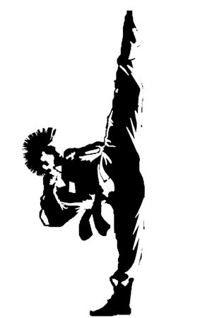 Taekwondo kick Ap Chagui